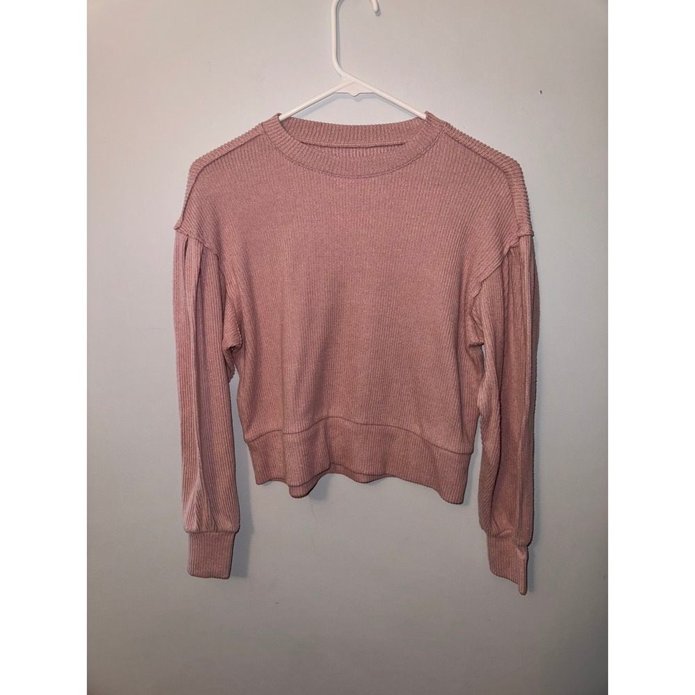 SO Pink Long Sleeve Sweater